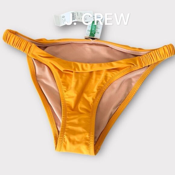 Orange J. Crew  bikini bottom size Small, NWT - Picture 4 of 6
